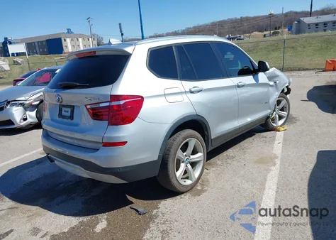 2017 BMW X3 xDrive28I z USA, uszkodzony, nr VIN 5UXWX9C55H0T07126